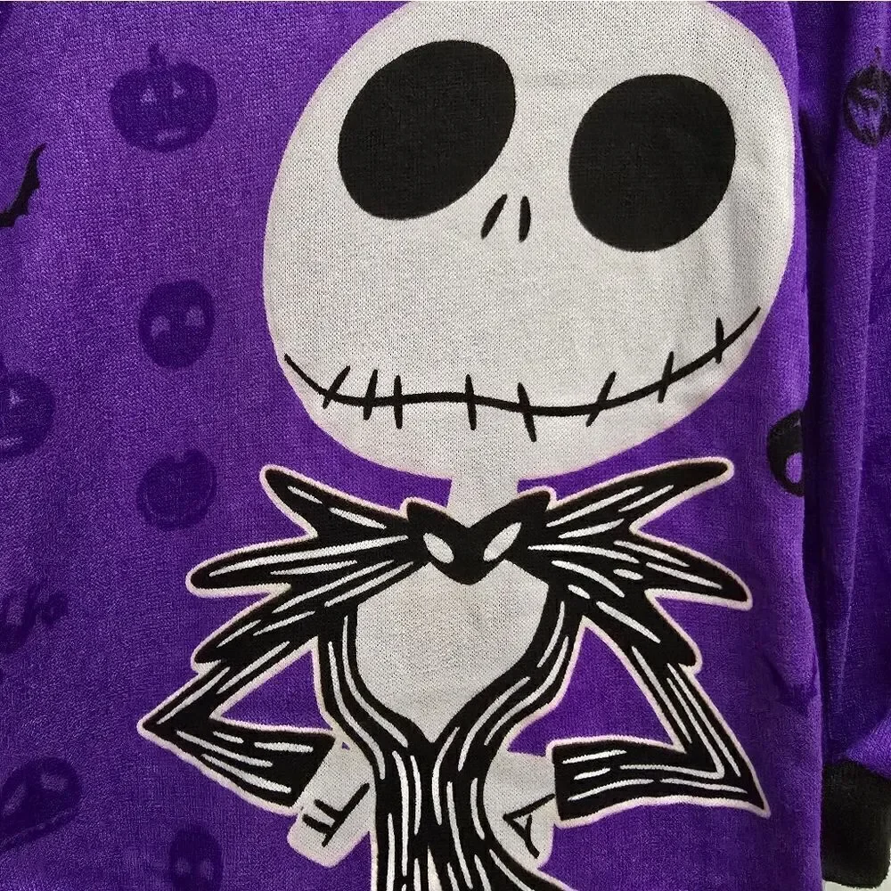 New Nightmare Before Christmas Girls Halloween Snug Fit Pajama Set, 2 pc